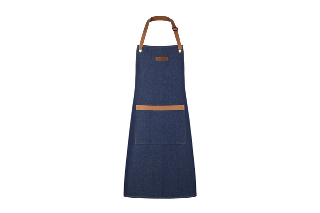 Full Apron Denim Blue image number 1