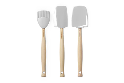 Le Creuset Silicone Craft 3-piece Utensil Set White