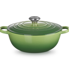 Le Creuset Cast Iron Signature Soup Pot 26cm Bamboo GreenBamboo image number 1