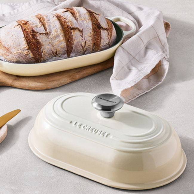 Cast Iron Signature Oval Bread Oven 29cm MeringueMeringue image number 6