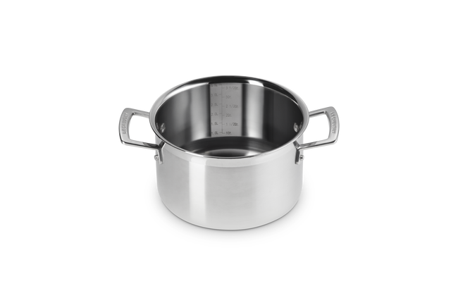 3-ply Stainless Steel Casserole with Steamer Set image number 4
