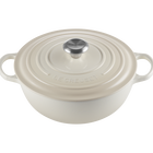 Le Creuset Cast Iron Signature Soup Pot 26cm MeringueMeringue image number 2