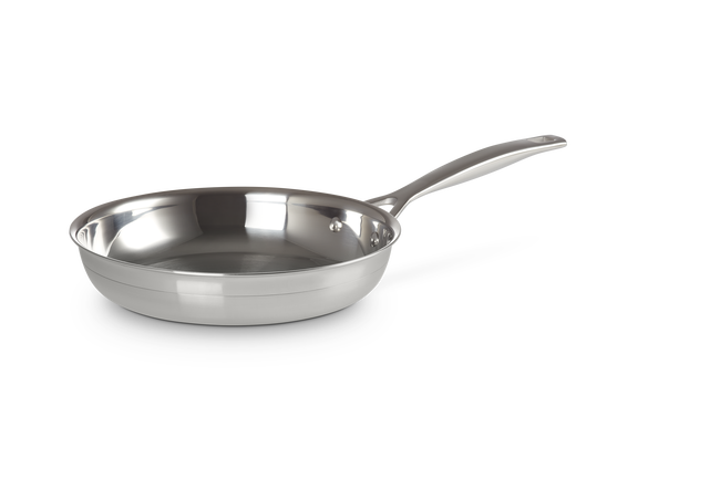 3-ply Stainless Steel Uncoated Frying Pan image number 5
