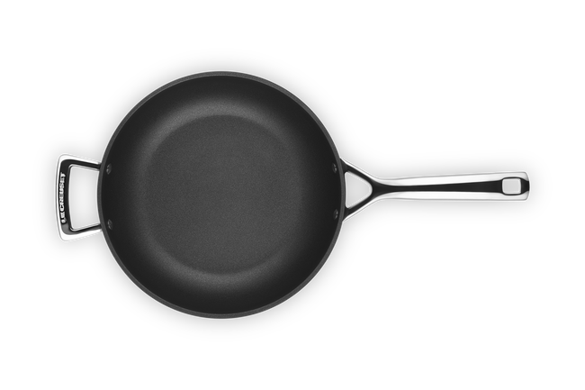 Toughened Non-Stick Deep Frying Pan with Helper Handle image number 4