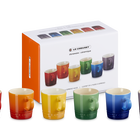 Stoneware Rainbow Set of 6 Espresso Mugs image number 1