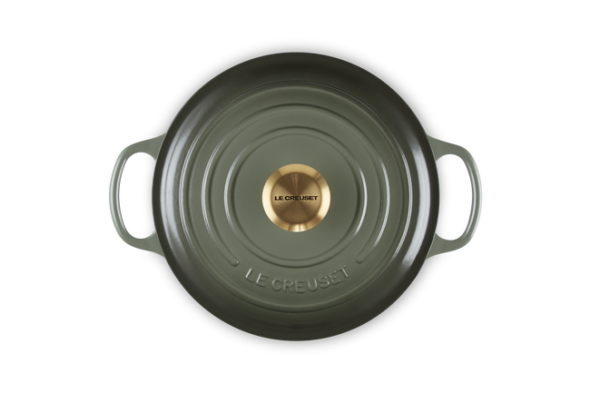 Le Creuset Cast Iron Signature Round Casserole 24cm ThymeThyme image number 4