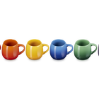 Stoneware Rainbow Set of 6 Coupe Mugs image number 3