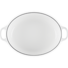 Le Creuset Cast Iron Classic Oval CasseroleWhite image number 5