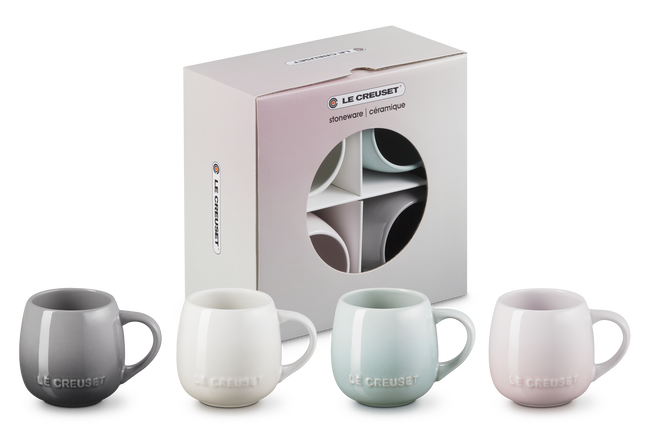 Stoneware Coupe Set of 4 Mugs image number 1