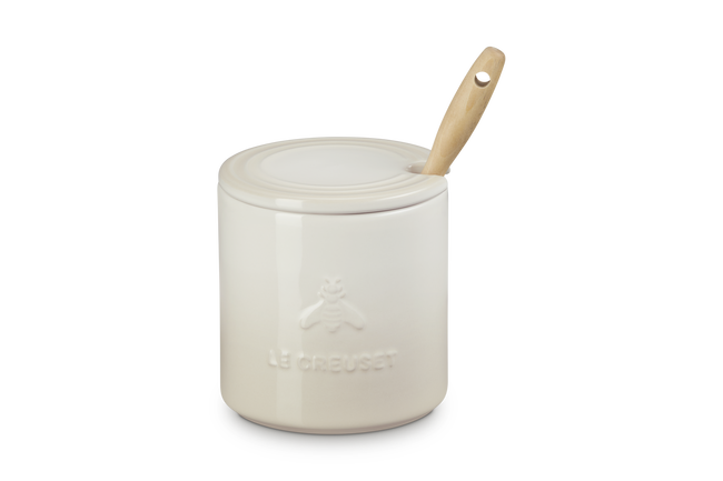 Stoneware Signature Honey Pot with Dipper image number 1