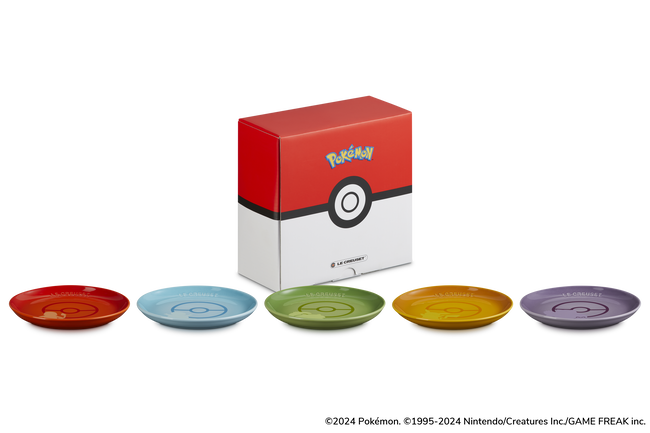 Pokémon Set of 5 Sphere Plates image number 1