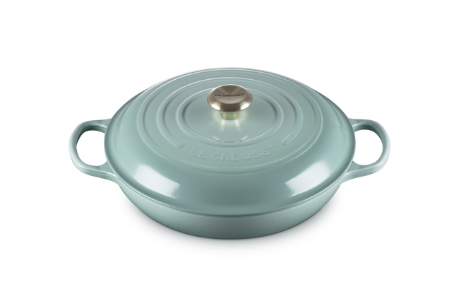 Cast Iron Signature Shallow CasseroleSage image number 3