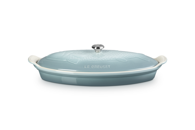 Stoneware Heritage Fish Baker with LidSea Salt image number 1
