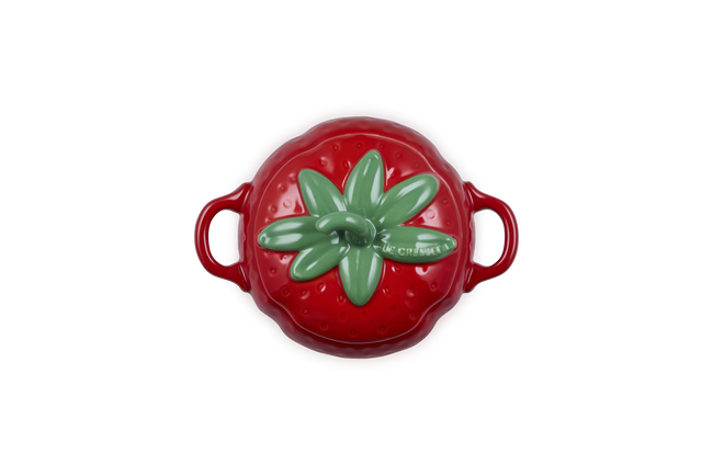 Le Creuset Stoneware Strawberry Fruit Mini Cocotte 570ml Cerise image number 7
