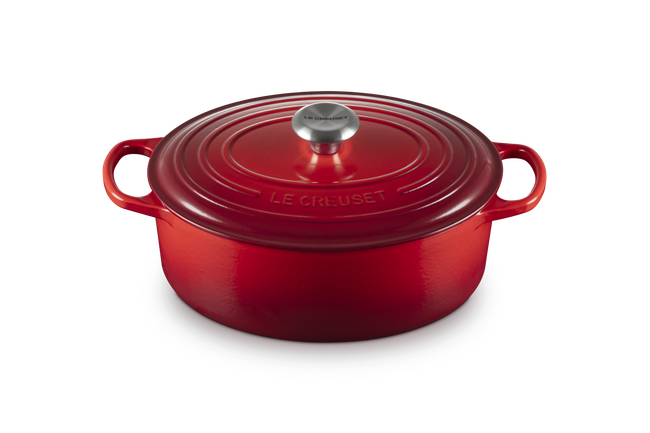 Cast Iron Signature Oval CasseroleCerise image number 2