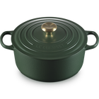 Le Creuset Cast Iron Signature Round Casserole 26cm For&ecirc;tFor&ecirc;t image number 2