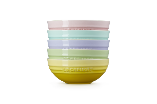 Stoneware Sorbet Set of 5 Multi-Bowls image number 3