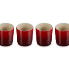 Stoneware Set of 4 Tasting CupsCerise image number 2