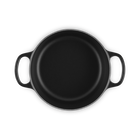 Le Creuset Cast Iron Signature Round Casserole 18cm Matte BlackMatte Black image number 5