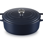 Le Creuset Cast Iron Signature Oval Casserole 31cm NavyNavy image number 2