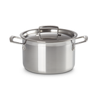 3-ply Stainless Steel Deep Casserole image number 1