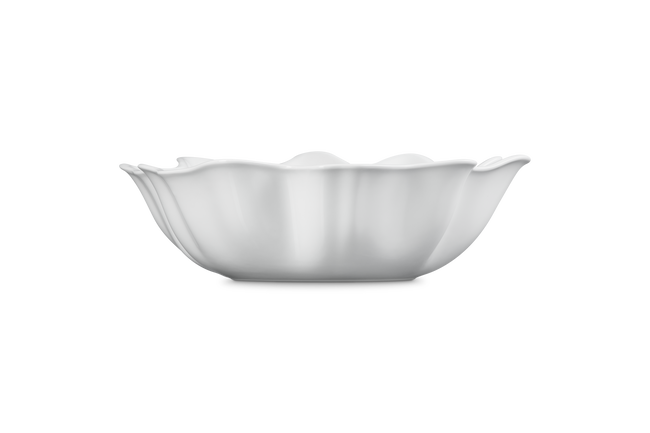 Stoneware Iris Serving Bowl image number 4