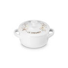 Le Creuset Stoneware Holly Mini Casserole with Gold Decal 10cm image number 3