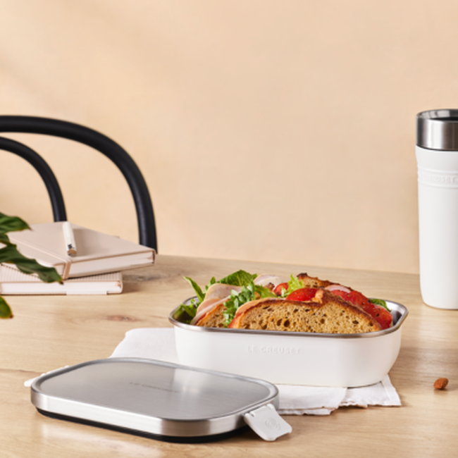 Le Creuset On The Go Lunch Box 900ml CottonCotton image number 8