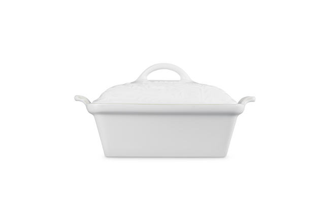 Stoneware Olive Branch Heritage Square Dish with Lid image number 3