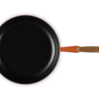 Cast Iron Signature Saute Pan with Wooden HandleFlame image number 4