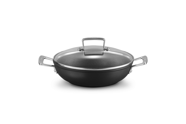 Toughened Non-Stick Shallow Casserole with Glass Lid image number 2