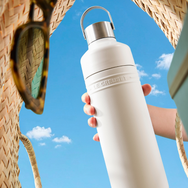 Le Creuset On The Go Insulated Water Bottle 1L CottonCotton image number 6