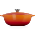 Le Creuset Cast Iron Signature Soup Pot 26cm FlameFlame image number 3