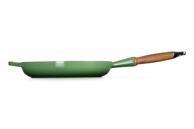 Cast Iron Signature Frying Pan with Wooden HandleBamboo image number 3