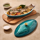 Stoneware Heritage Fish Baker with LidRiviera image number 6
