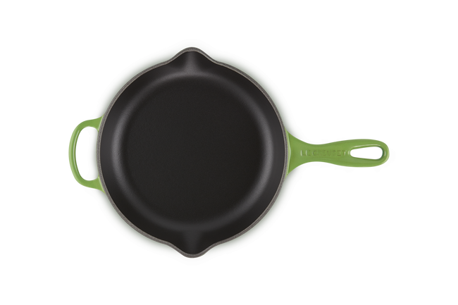 Le Creuset Cast Iron Signature Skillet 23cm Bamboo GreenBamboo image number 4