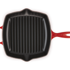 Cast Iron Signature Square Skillet GrillCerise image number 4