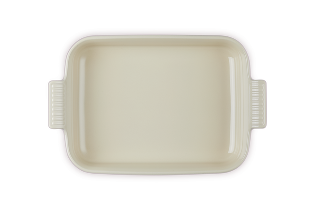Stoneware 32cm Heritage Rectangular DishShell Pink image number 3