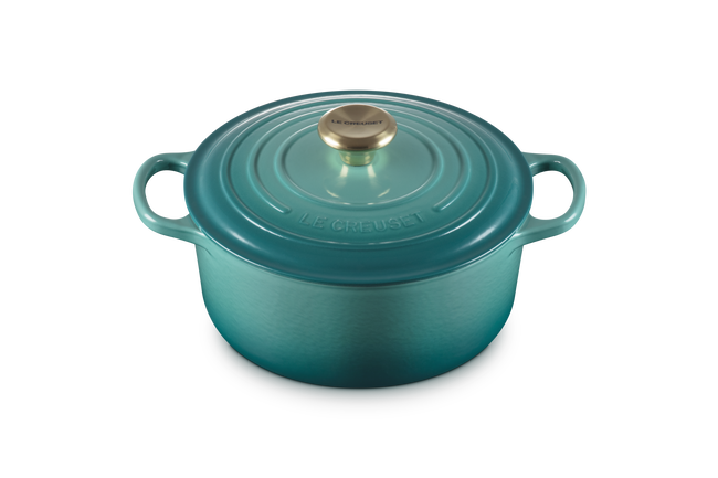 Le Creuset Cast Iron Signature Round CasseroleRiviera image number 3