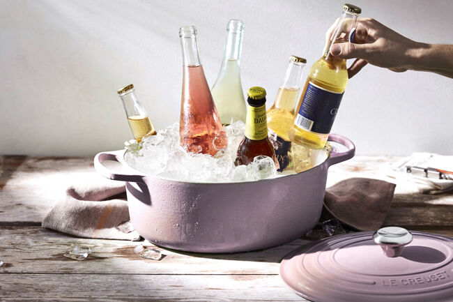 Cast Iron Signature Oval CasseroleShallot image number 7