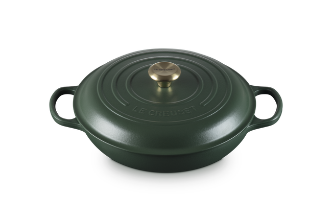 Le Creuset Cast Iron Signature Shallow Casserole For&ecirc;tFor&ecirc;t image number 2