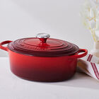 Cast Iron Signature Oval CasseroleCerise image number 6
