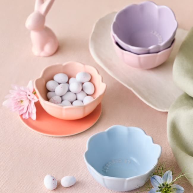 Le Creuset Stoneware Petal Set of 4 Mini Bowls Mix image number 6