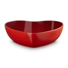 Stoneware Heart Serving BowlCerise image number 4