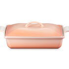 Stoneware Heritage Rectangular Dish with Lid image number 2