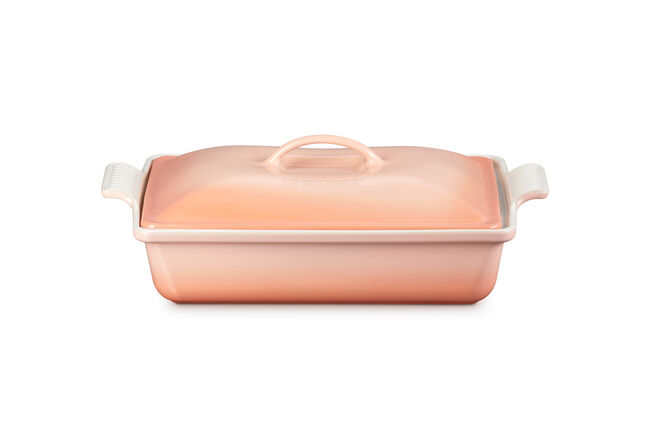 Stoneware Heritage Rectangular Dish with Lid image number 2