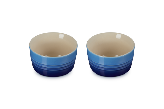 Stoneware Set of 2 RamekinsAzure Blue image number 2