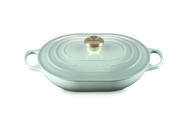 Cast Iron Signature Oblong CasseroleSage image number 2