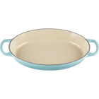 Le Creuset Cast Iron Signature Oval Casserole Dish 28cm CaribbeanCaribbean image number 2