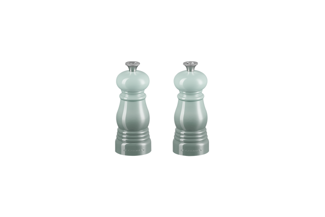 Mini Salt & Pepper Mill SetSea Salt image number 1